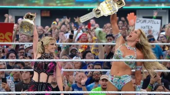 Charlotte Flair Clashes with Alexa Bliss and Clinches Victory Over Raquel at SummerSlam