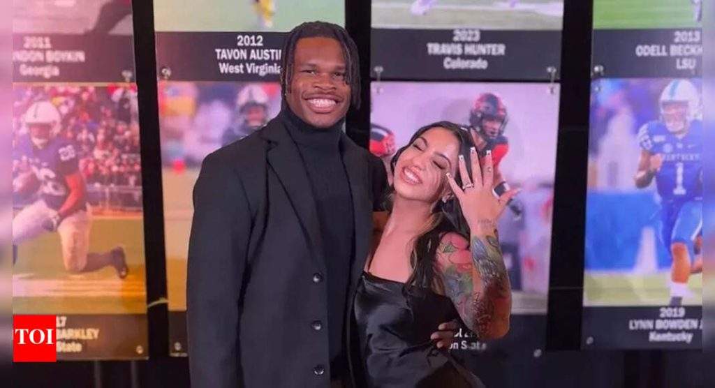 Leanna Lenee, Travis Hunter’s Wife, Labelled a Gold Digger Following Controversial Ring Finger Tattoo”| NFL News Times of India