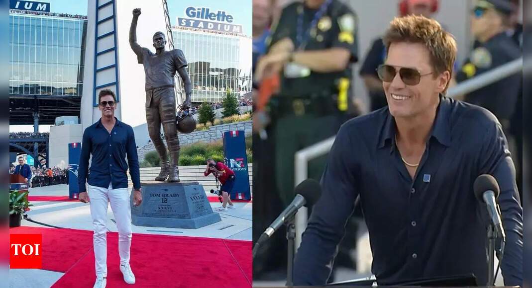 Tom Brady Statue: Iconic NFL Star Amuses Patriots Crowd with Hilarious Jets Jibe at Unveiling