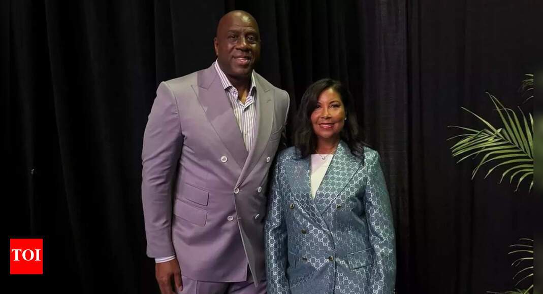 NBA Icon Magic Johnson and Wife Cookie Johnson Celebrate Emotional Moment Honoring His Mother | Times of India