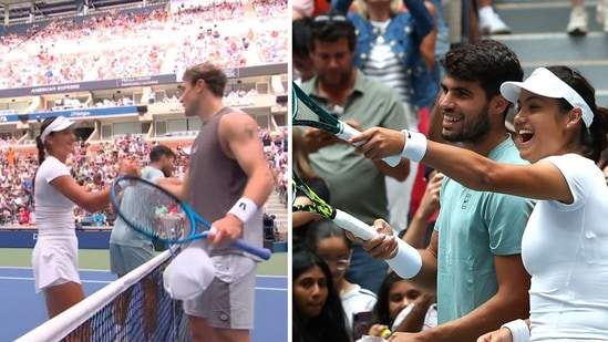 Raducanu and Draper’s formal handshake triggers speculation after US Open loss