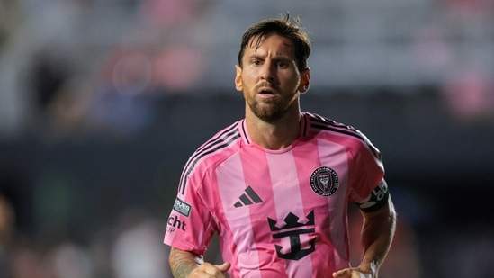 Lionel Messi in action for Inter Miami.(IMAGN IMAGES via Reuters Connect)
