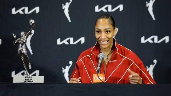 Emotional Moment as Bam Adebayo Awards WNBA MVP Trophy to Tearful Girlfriend A’ja Wilson | Watch
