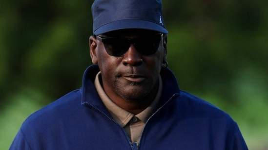 Michael Jordan’s Red Eyes Spark Questions as He Makes Booth Debut on NBC
