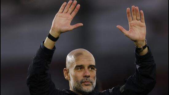 Pep Guardiola. (Reuters)